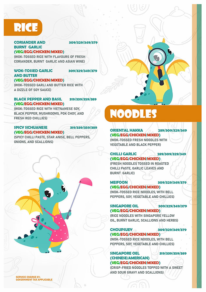 Food Menu Page 7