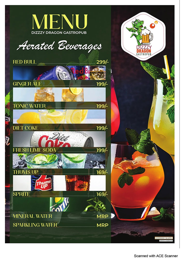 Food Menu Page 10