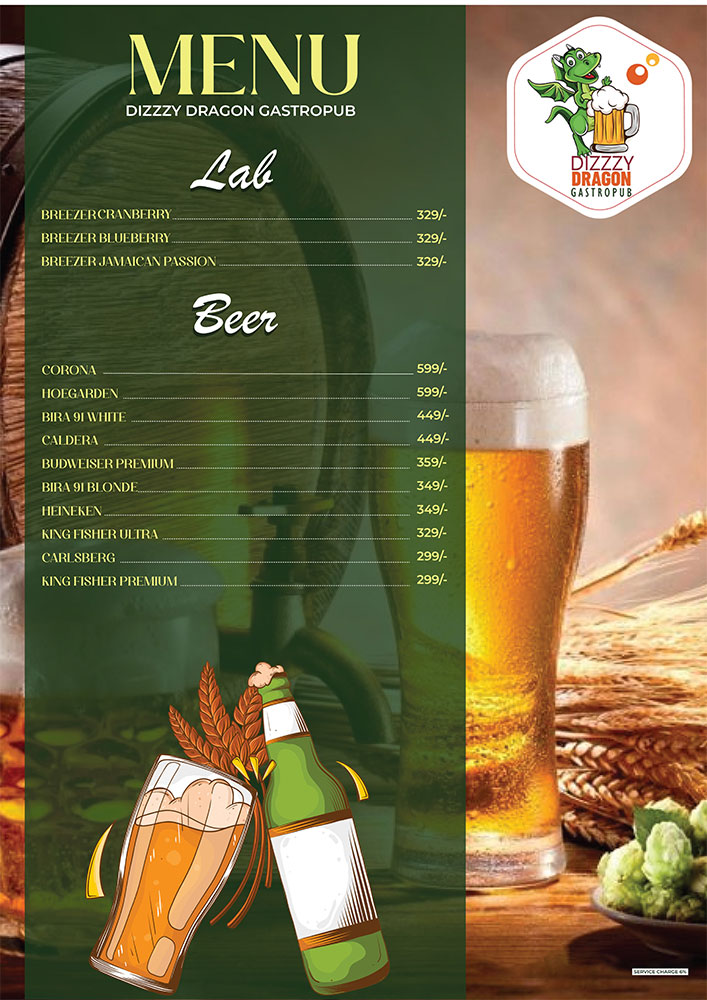 Food Menu Page 11