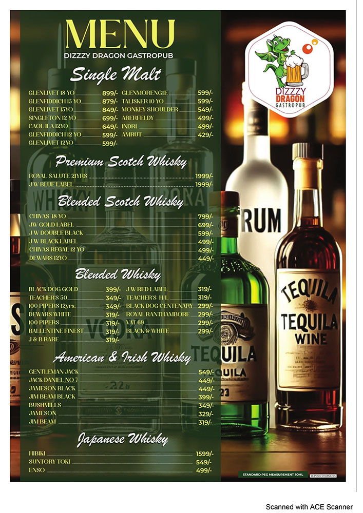 Food Menu Page 4