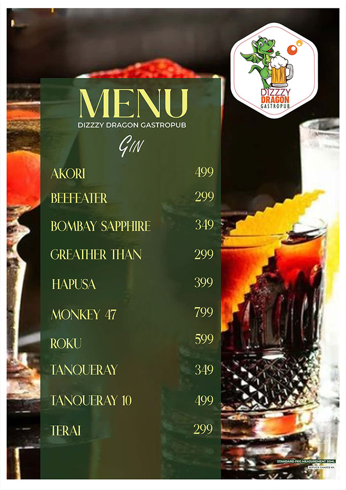 Food Menu Page 6
