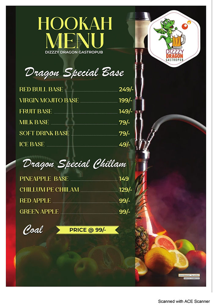 Food Menu Page 9